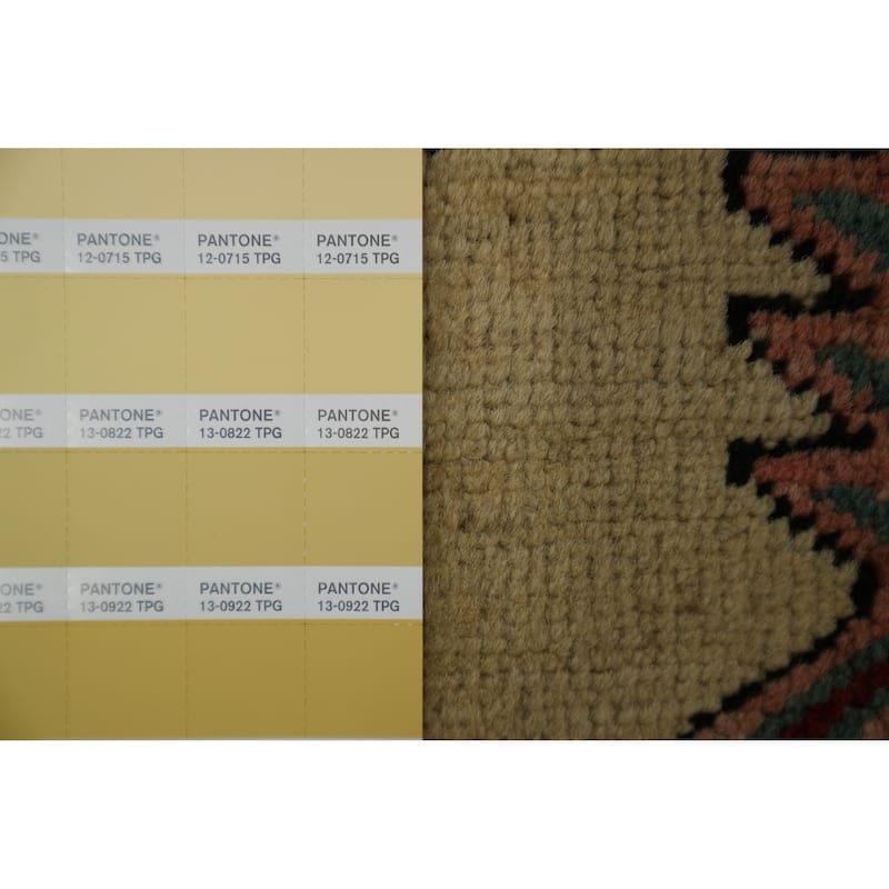 Hand Knotted Oriental 100% Wool Carpet Traditional Medallion Oranges & Rust Heriz (serapi) Area Rug - 14' 1'' X 11' 3''