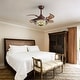 preview thumbnail 43 of 49, Smart Tiffany Stained Glass Retractable Led Ceiling Fan