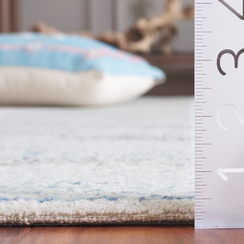 SAFAVIEH Handmade Ebony Rachele Modern & Contemporary Wool Rug