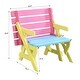 preview thumbnail 9 of 22, Kid's Multi-functional Arm Chair,table+ 2 Benches (All-in-one)