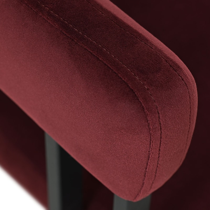 Upholstered Velvet Armchair (Set of 2)