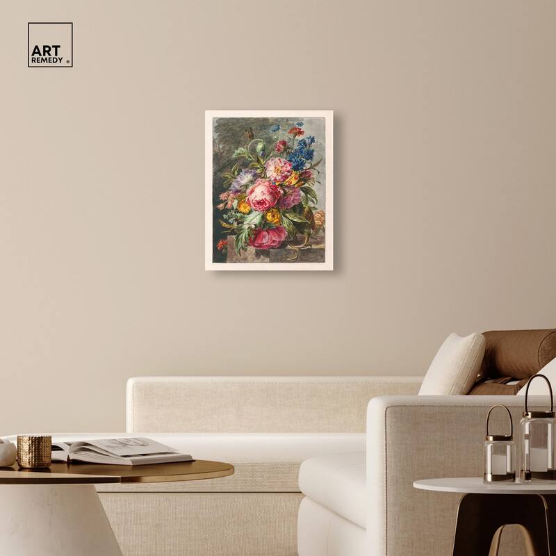 Stilleven Met Bloemen Canvas by Art Remedy, Gallery Wrapped