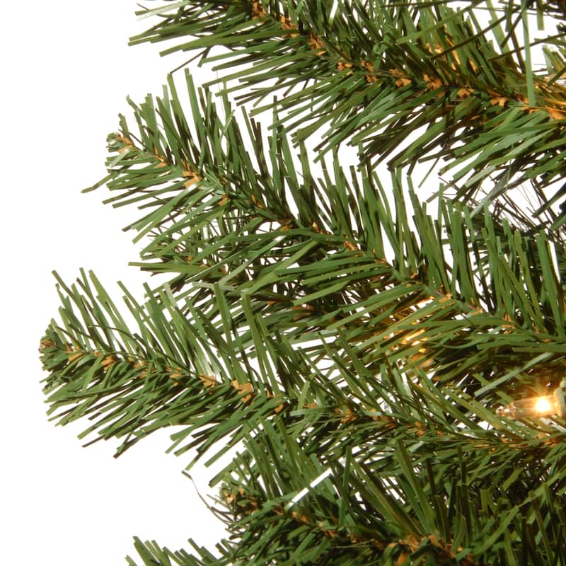 National Tree Company 4 ft. Montclair Spruce Entrance Tree with Clear Lights