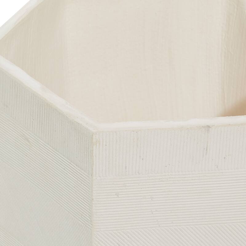 Ceramic Contemporary Planter (Set of 2) - S/2 15", 17"H