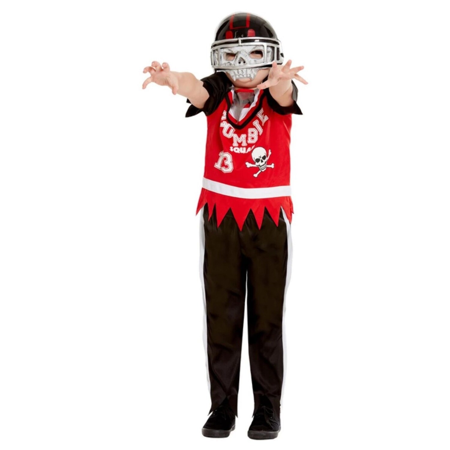Shop 40 Red And Black Zombie Boys Football Player Halloween