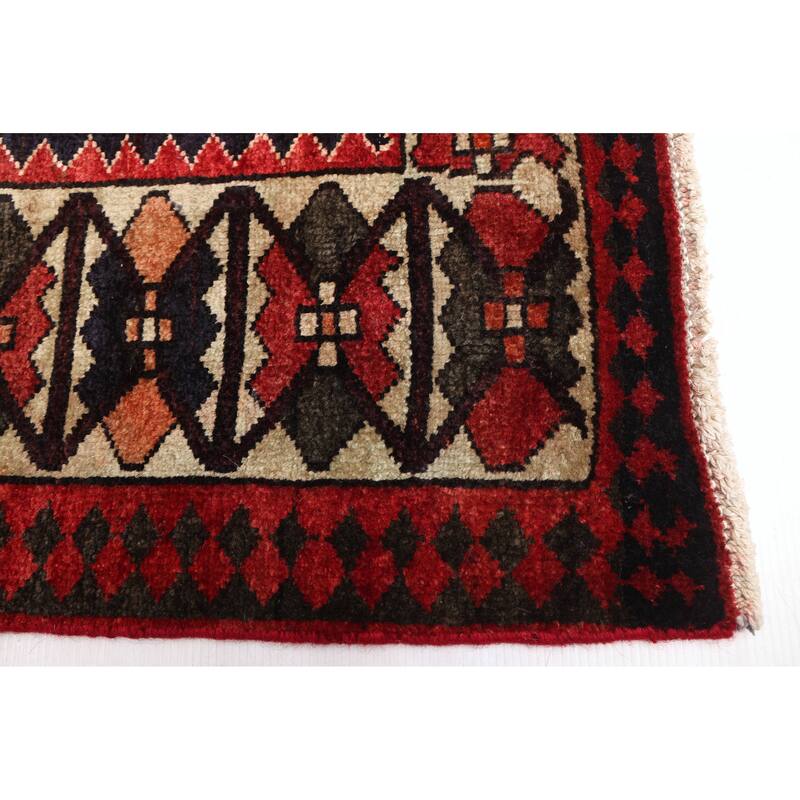 ECARPETGALLERY Hand-knotted Anatolian Vintage Dark Navy Wool Rug - 5'5 x 6'3