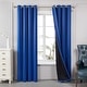 preview thumbnail 10 of 102, Deconovo 100 Percent Blackout with Liner Grommet Curtain (2 Panel) W52 x L45 - Deep Blue
