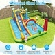 preview thumbnail 5 of 8, Costway Inflatable Water Park with Ocean Balls Climbing Wall Ball Pit - Multi-Color - See Details