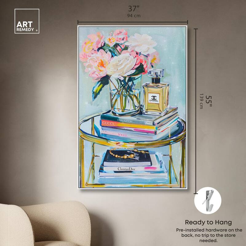Glass Stand Glam Canvas by Art Remedy