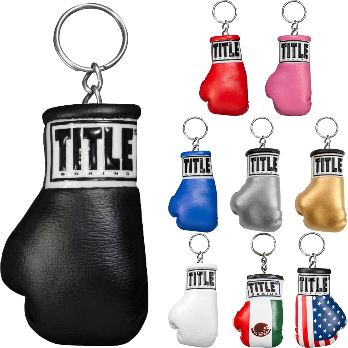 title boxing gloves lace up
