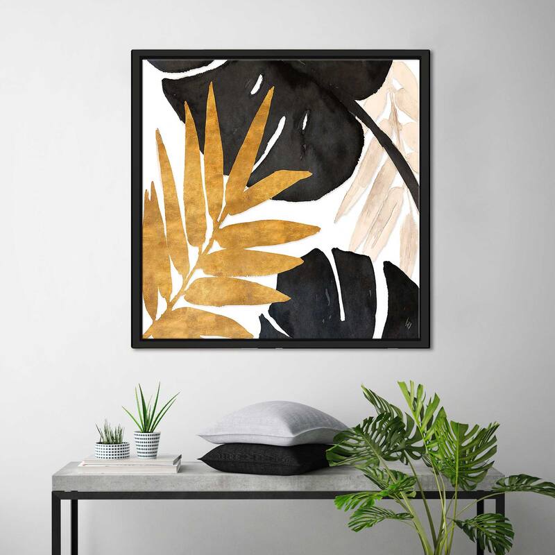 "Modern Tropics II" Print on Floating Canvas