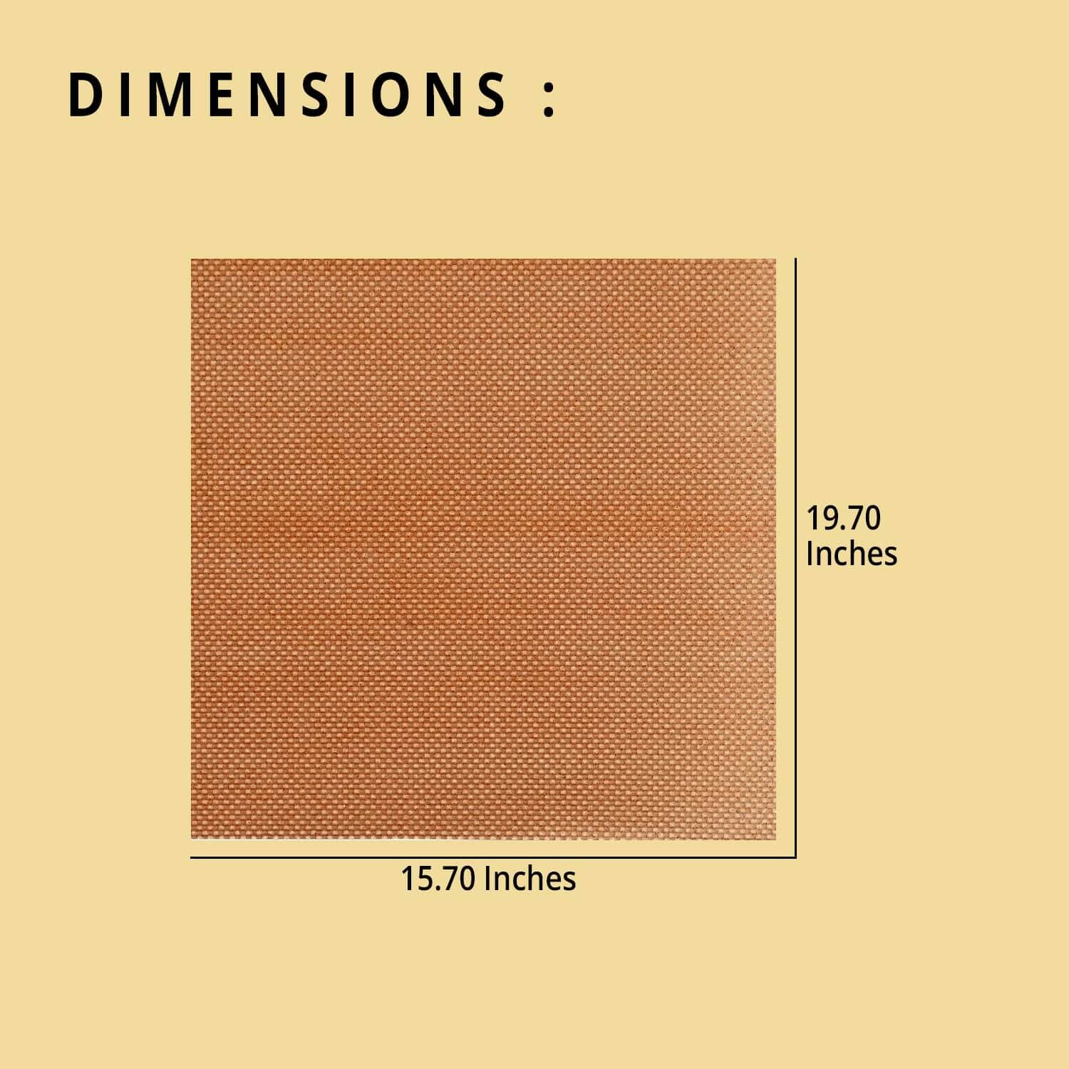 Copper Oven Liner Durable Heat Resistant Non Stick Surface Reusable 16x2.5x3.5 inches On