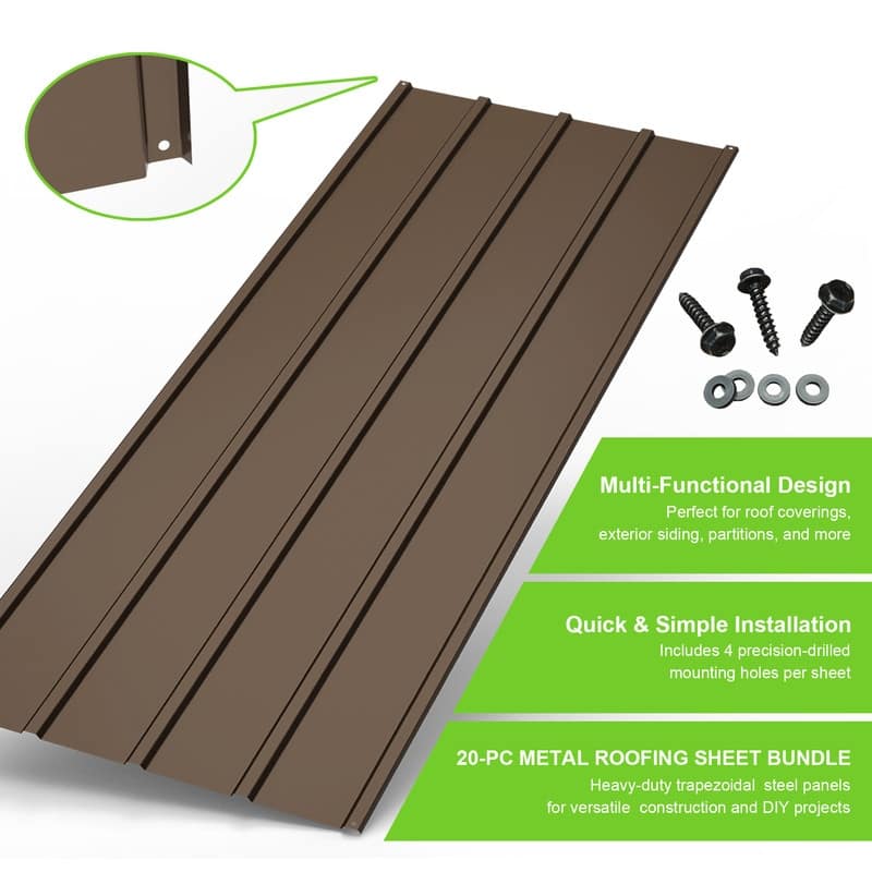 Domi Premium Trapezoidal Steel Roofing & Cladding Panels - Ultimate Weather Protection