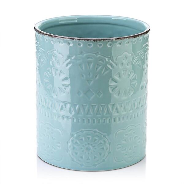 DOWAN Kitchen Utensil Holder, Large Farmhouse Utensil Holders ...