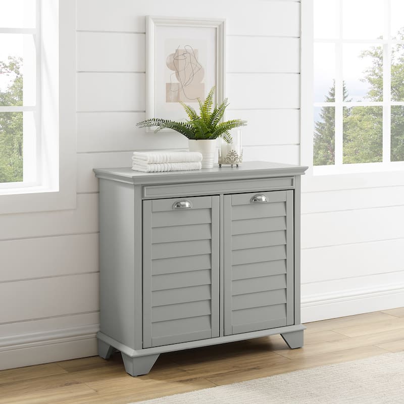 Crosley Lydia Linen Hamper - 31.13"W x 14.13"D x 29"H
