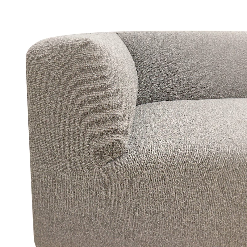 Pasargad Home Portfino Modern Sectional Sofa with 2 Pillows