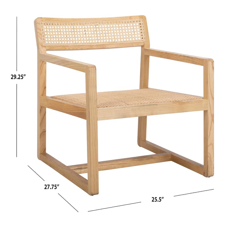 SAFAVIEH Lula Cane Accent Chair - 28"W x 26"D x 29"H