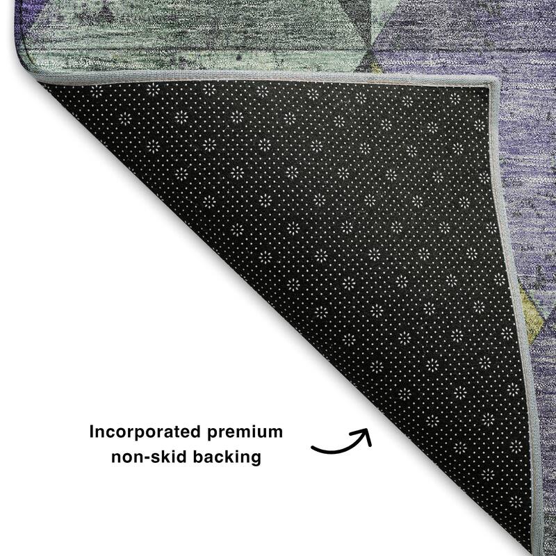 Premium Washable Super Soft Diamond Mosaic Mayfield Rug