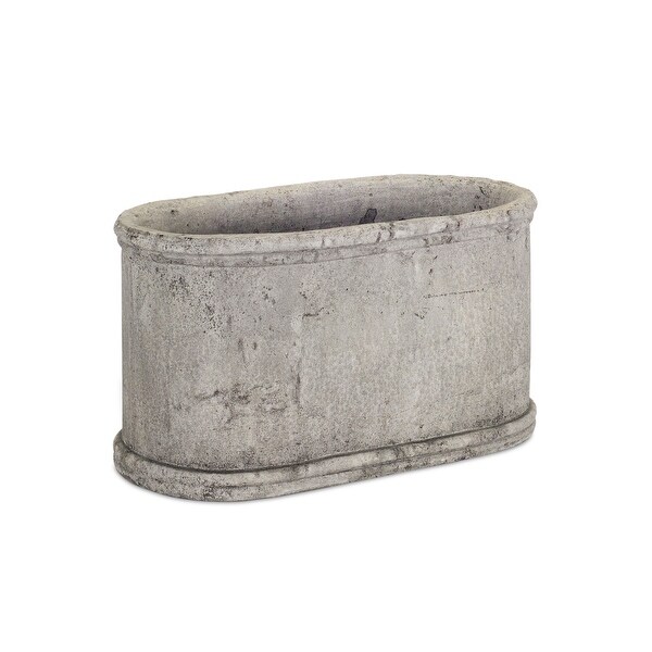 10” Ceramic Oval Container - N/A