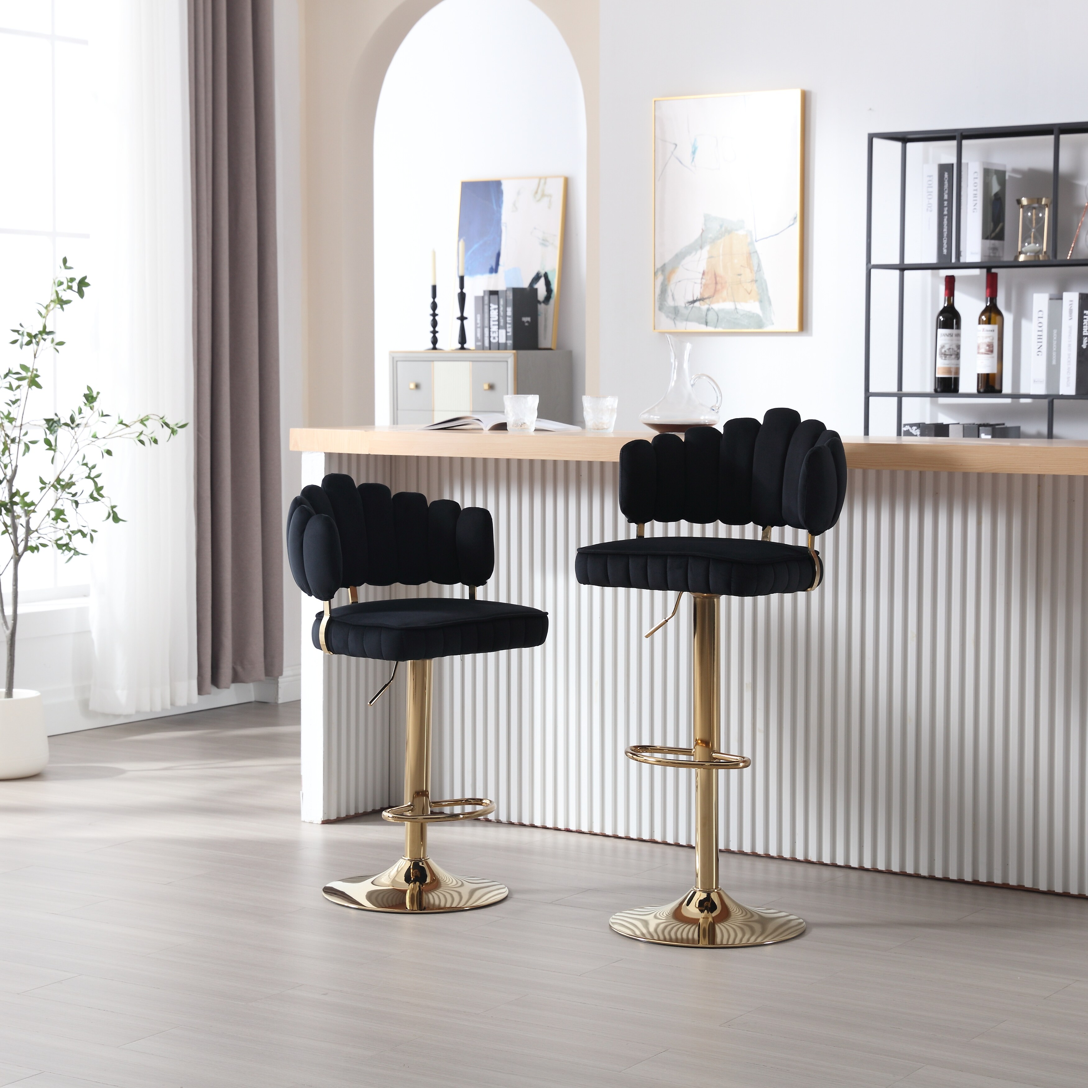 Bar stool swivel adjustable height cheap
