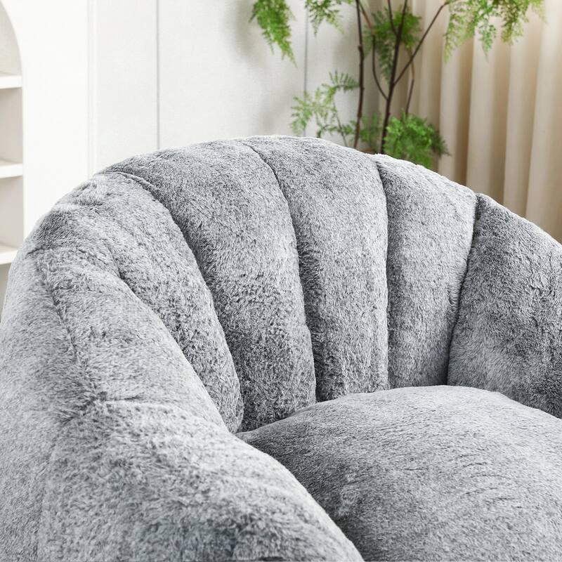 Bean Bag Chair, Bean Bag Sofa Chair with Armrests, Stuffed High-Density Foam