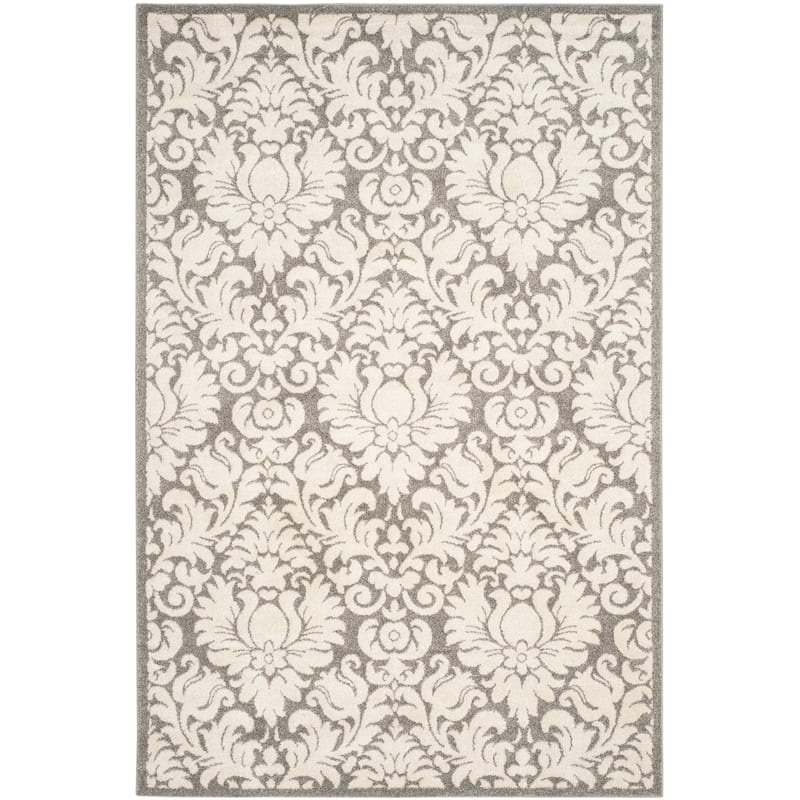 SAFAVIEH Amherst Asseline Modern Rug - 6' x 9' - Dark Grey/Beige