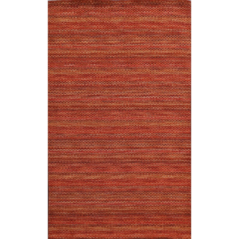 Geometric Contemporary Oriental Moroccan Area Rug Wool Handmade - 5'3" x 7'6"