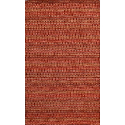 Geometric Contemporary Oriental Moroccan Area Rug Wool Handmade - 5'3" x 7'6"