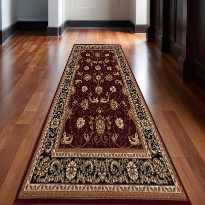 HomeRoots Oriental Persian Runner Area Rug - 14' Runner - 14' Runner