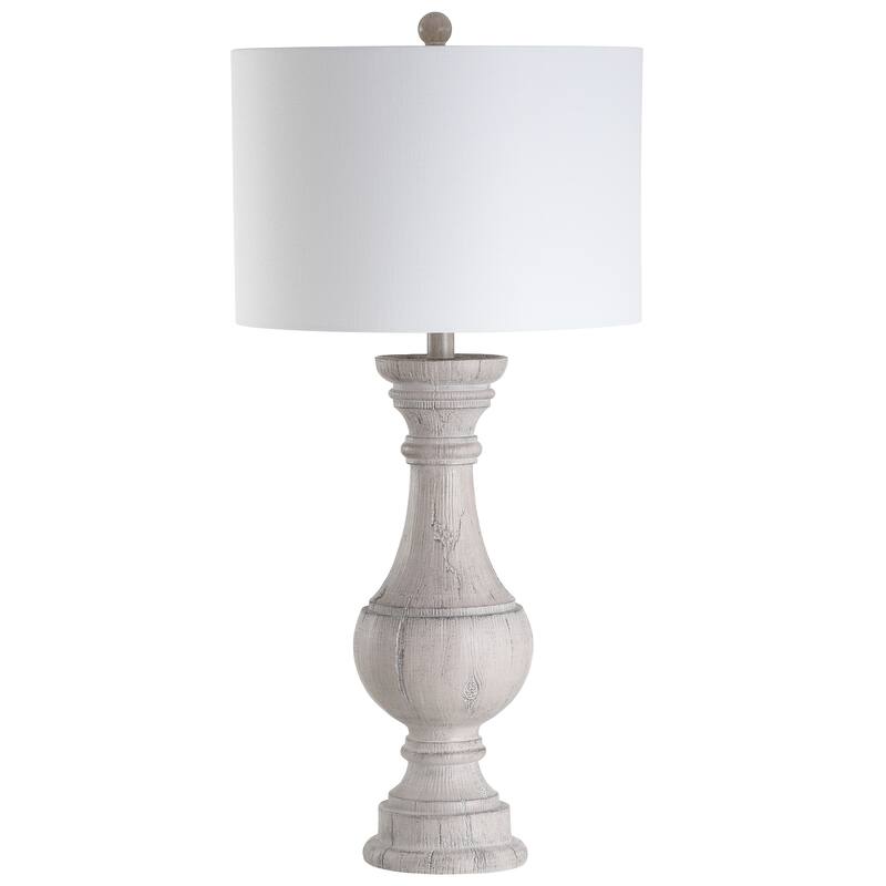 SAFAVIEH Lighting Evelien 31-inch White LED Table Lamp (Set of 2) - 16"x16"x31.3" - 16Wx16Dx31H