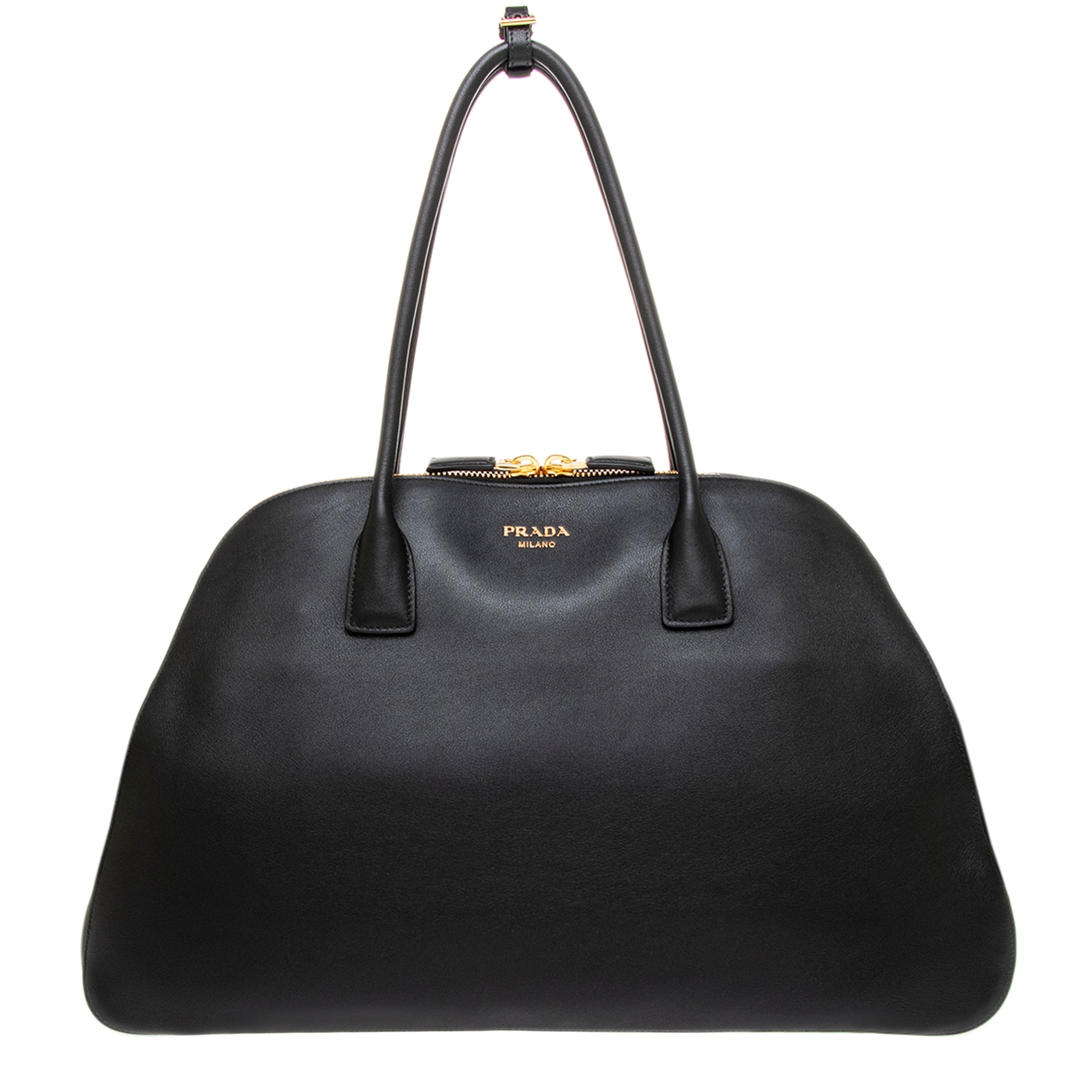 Prada Oversized Smooth Leather Tote