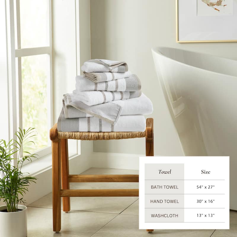 Linery & Co. Luxury Cotton Decorative Towel Set.