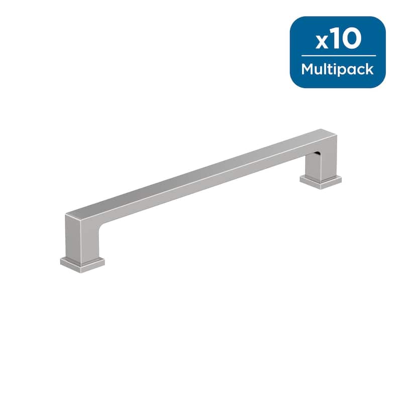 Amerock Bridgeport Cabinet, Drawer, or Furniture Pull - 6-5/16 inch (160mm) Center-to-Center - Polished Chrome