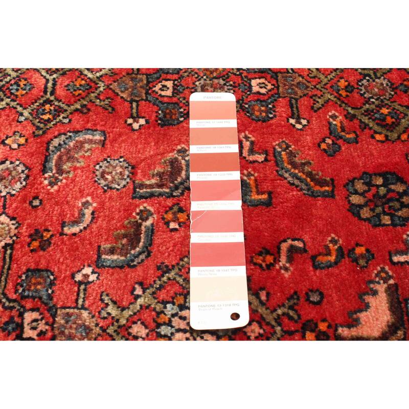 ECARPETGALLERY Hand-knotted Andelz Red Wool Rug - 3'5 x 6'6