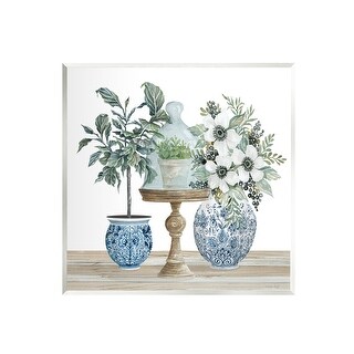 Stupell Assorted Floral Blossoms Array Wall Plaque Art by Cindy Jacobs ...