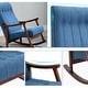 preview thumbnail 36 of 39, AVAWING Upholstered Rocking Chair Modern High Back Armchair