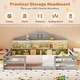 preview thumbnail 4 of 7, Twin/Full Size Versatile 2-in-1 Montessori Floor Bed w/LED Light