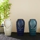 preview thumbnail 18 of 150, Glitzhome Oversized LED Lighted Ceramic Pot Floor Fountains for Outdoor Garden