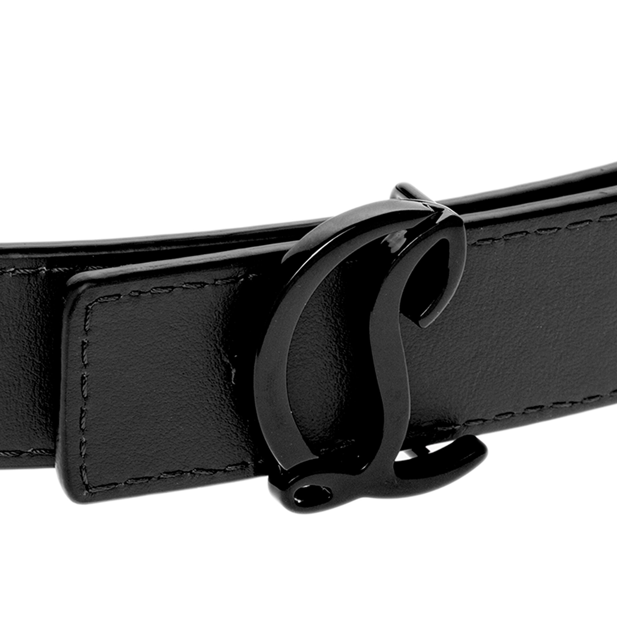 Christian Louboutin Loubi54 Reversible Belt - Overstock 