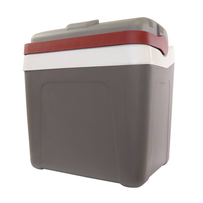 Koolatron 12V Portable Iceless Cooler 24L/26 qt Thermoelectric Gray