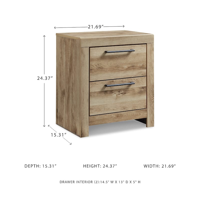 Signature Design by Ashley Hyanna 2 Drawer Night Stand