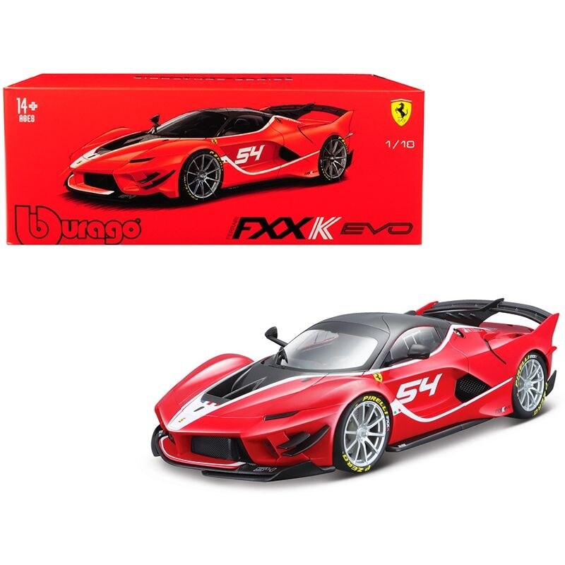 Ferrari Fxx K Evo 54 Michael Luzich Signature Series 1 18 Diecast Model Car By urago 1 18 Diecast Model Overstock
