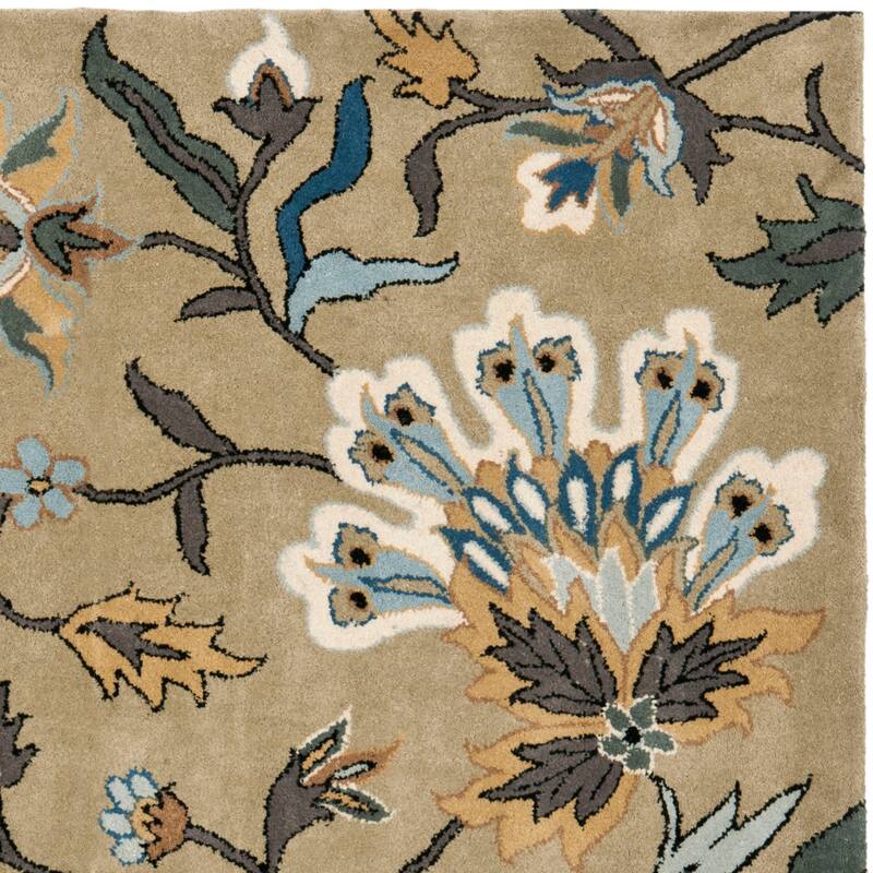 SAFAVIEH Handmade Jardin Dafne Country Floral Wool Rug