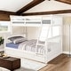 preview thumbnail 1 of 31, Stylish & Simple Twin Over Full Bunk Bed with Storage Drawers, Wooden Bunk Bed with Ladder and Safety Guard Rails Espresso