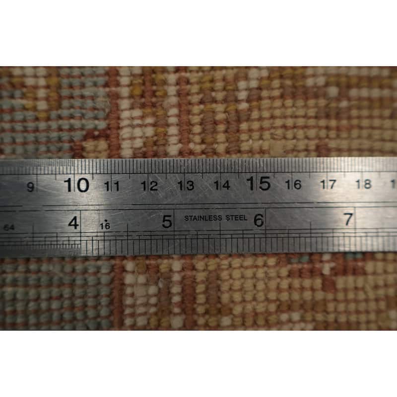 Hand Knotted Oriental 100% Wool Carpet Traditional Floral Navy Blue & Blues Ziegler Area Rug - 3' 10'' X 2' 0''