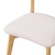 preview thumbnail 97 of 141, Christopher Knight Home - Chazz Mid-Century Modern Upholstered Dining Chairs Set with Solid Wood Splayed Leg