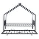 preview thumbnail 13 of 58, Metal Montessori Bed Platform Bed Frame with Twin Size Trundle