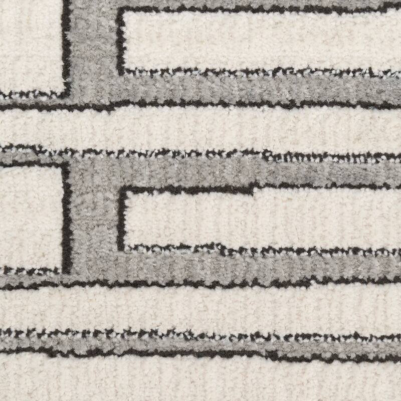 Nourison Nordic Indoor only Grey Geometric Area Rug