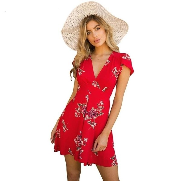 maroon sun dress