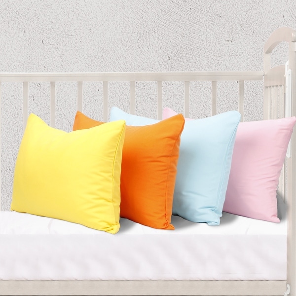 NTBAY Microfiber Toddler Pillowcases, 2 Pcs Zipper Closure Travel Pillow Covers